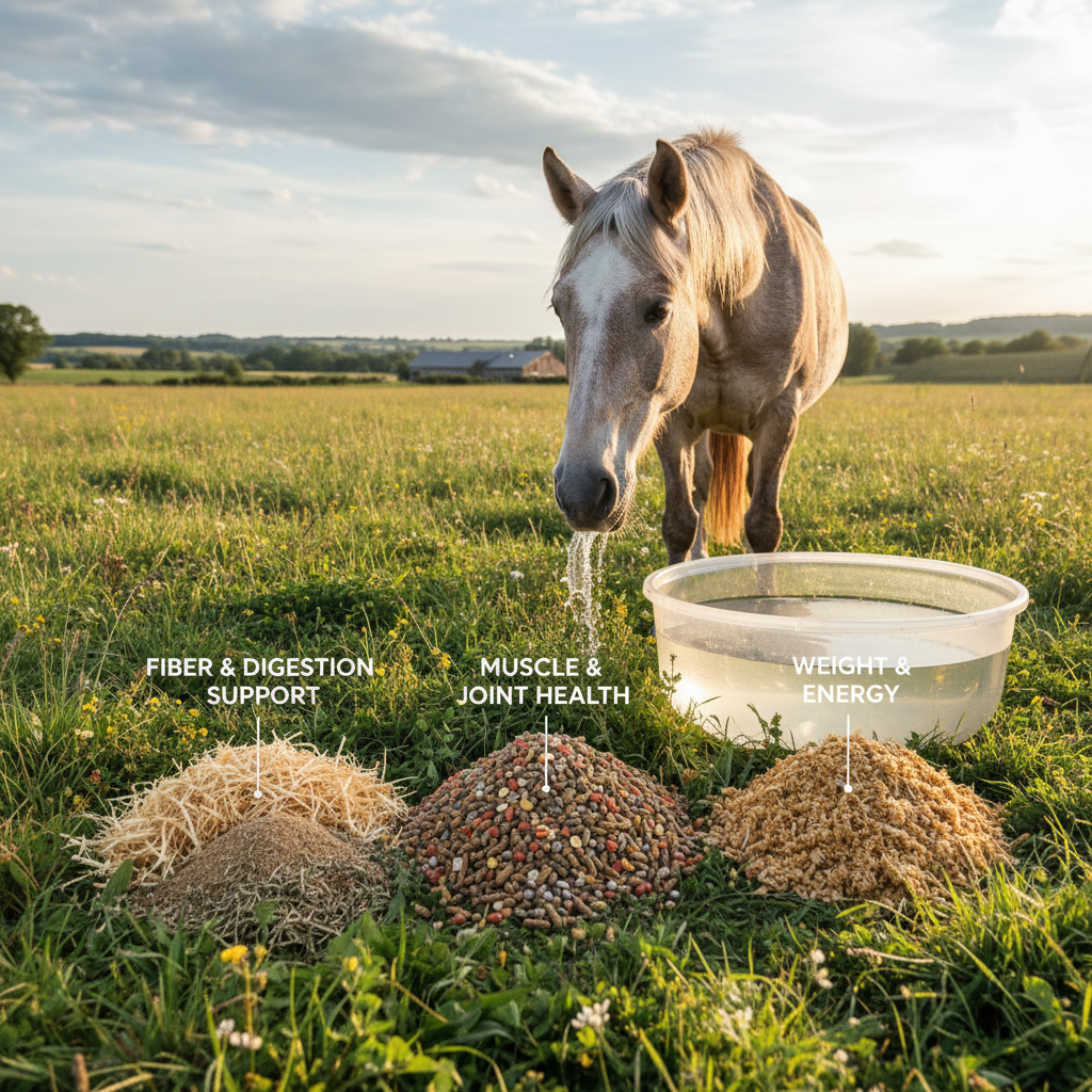 Image pour besoins nutritionnels cheval âge
