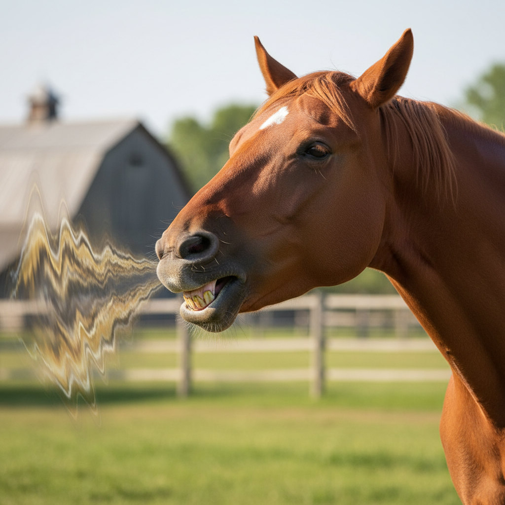 Image pour bruit cornage cheval