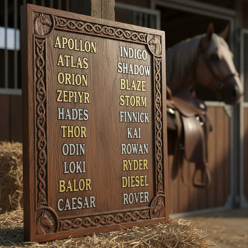 Image pour noms pour chevaux males