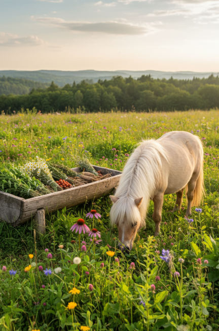 Image pour plantes médicinales alimentation poney