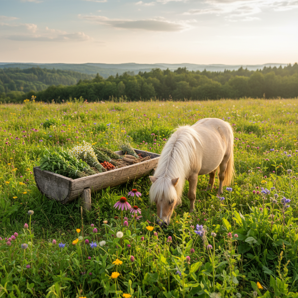 Image pour plantes médicinales alimentation poney