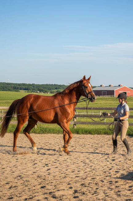 Image pour travail du jeune cheval