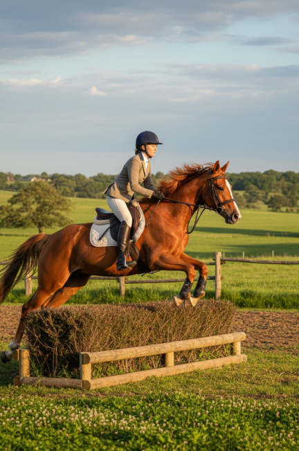 Image pour travail du jeune cheval à l'obstacle