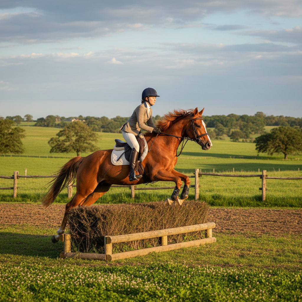 Image pour travail du jeune cheval à l'obstacle