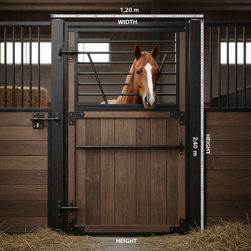 Image pour dimension porte box cheval