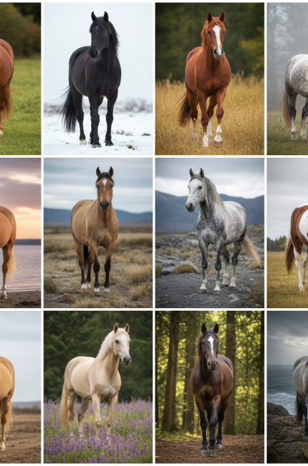 Image pour quelles sont les différentes robes des chevaux