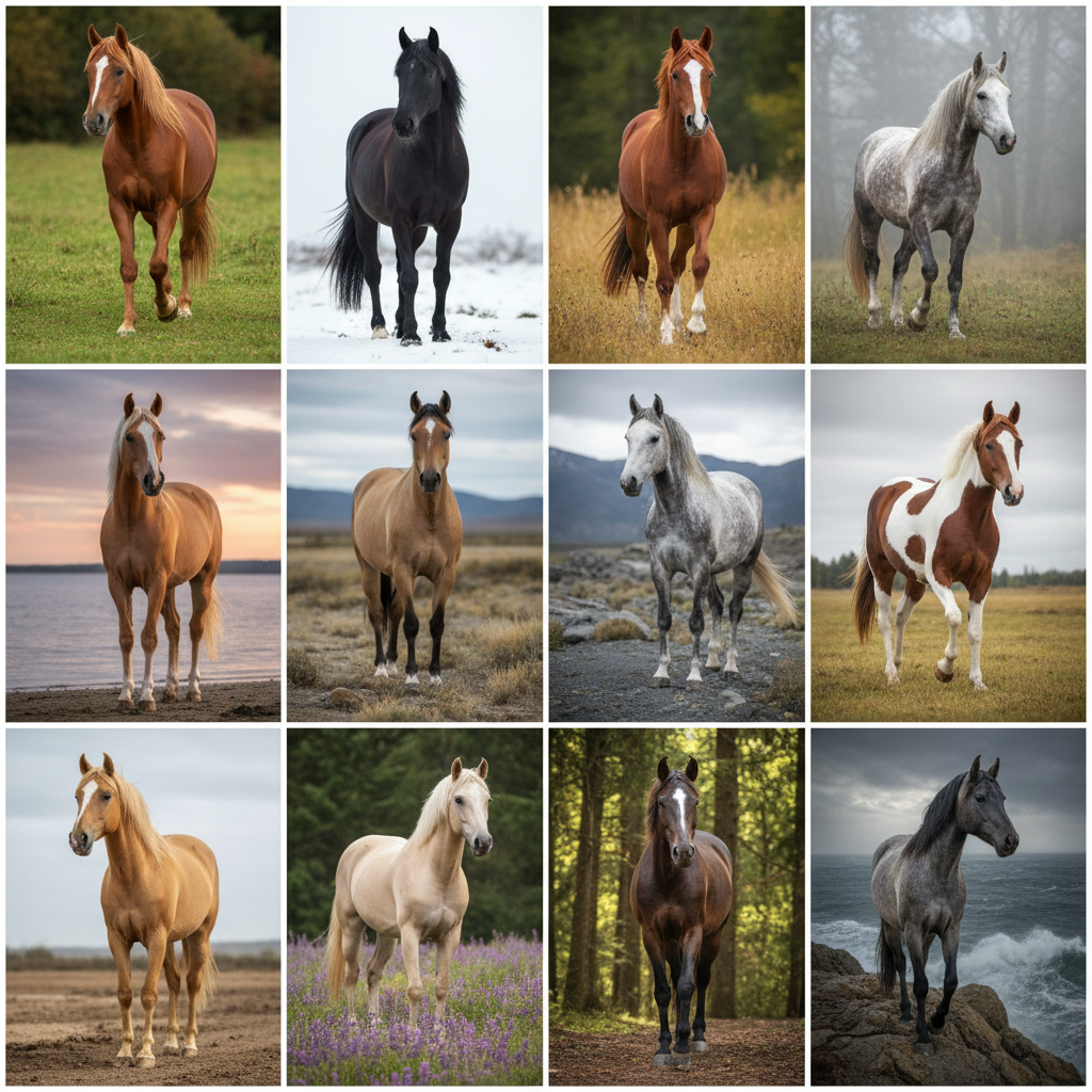 Image pour quelles sont les différentes robes des chevaux