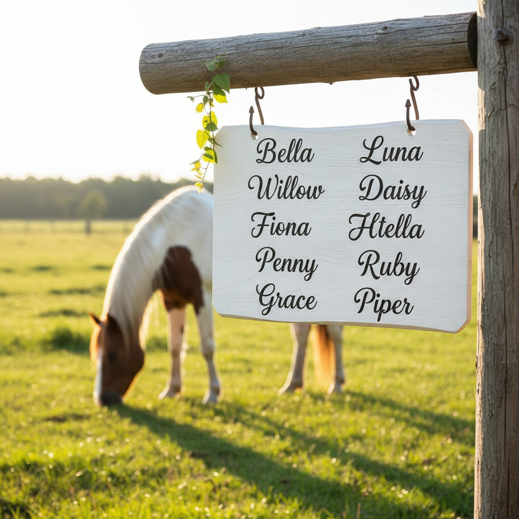 Image pour nom pour un cheval femelle