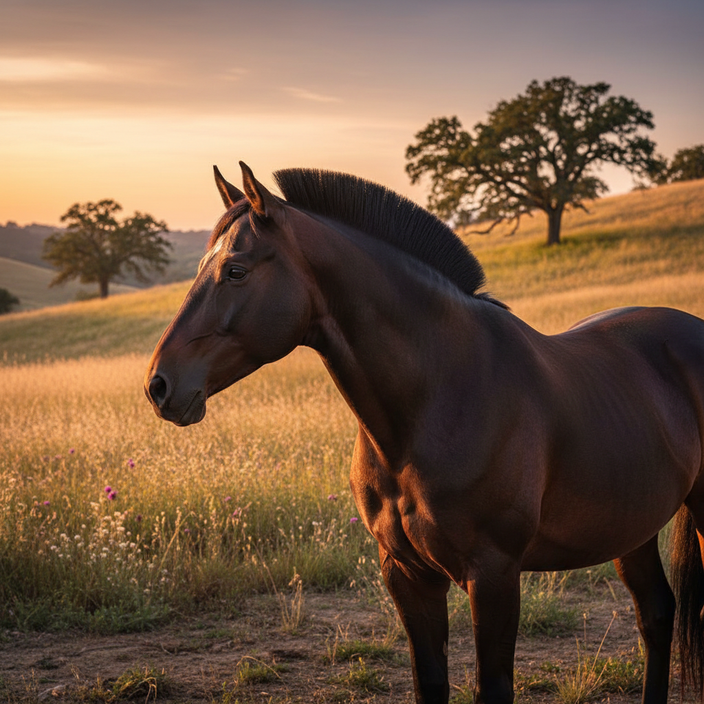 Image pour crinière en brosse cheval