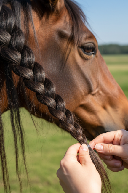Image pour comment tresser un cheval