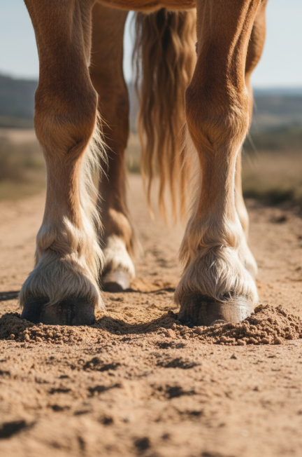 Image pour pieds nus cheval