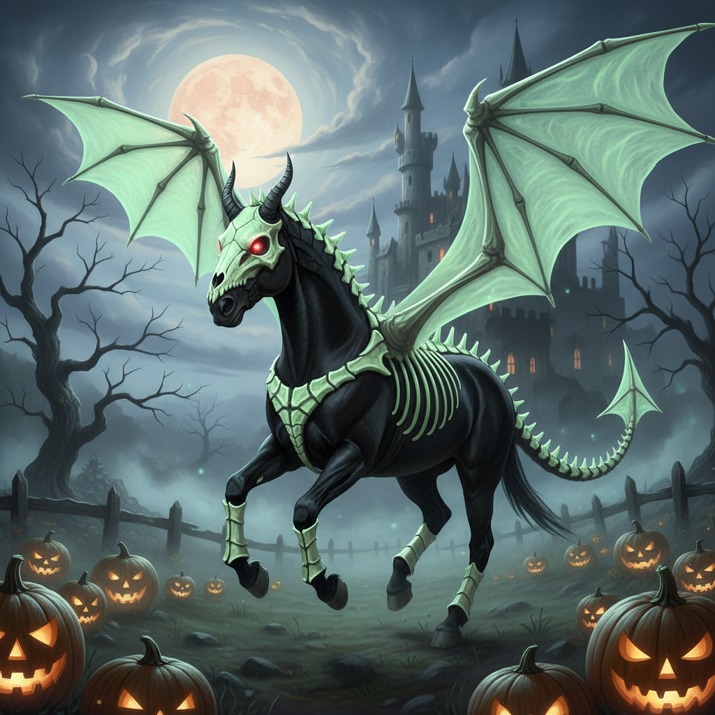 Image pour deguisement halloween pour cheval