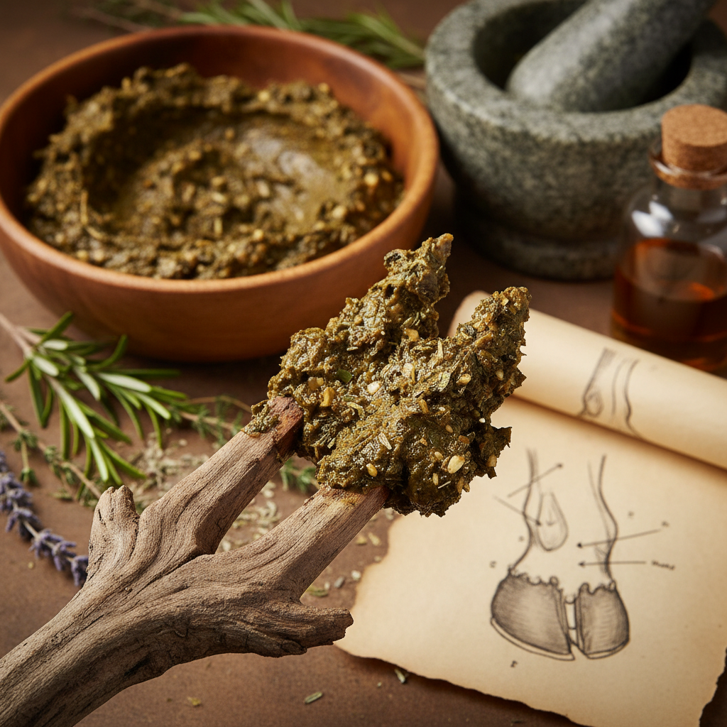 Image pour fourchette pourrie cheval recette maison