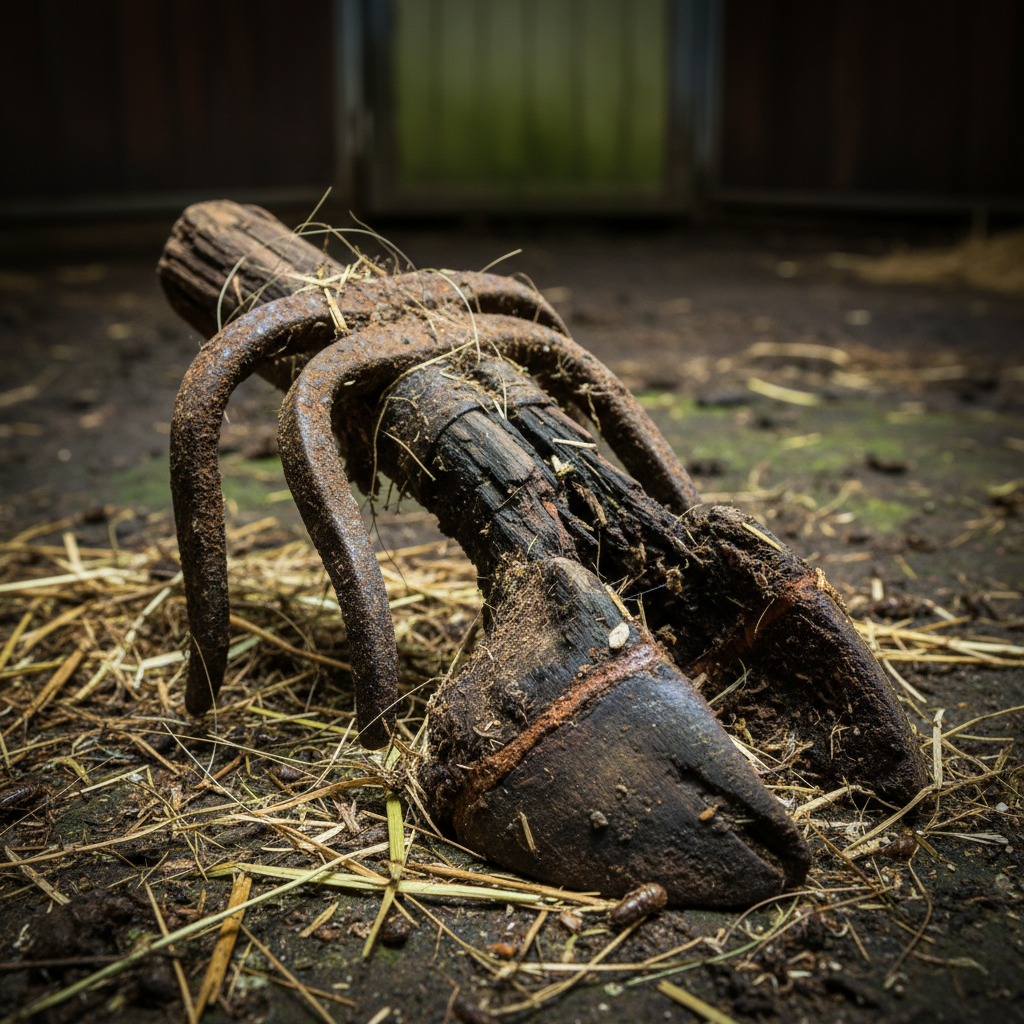 Image pour fourchette pourrie cheval