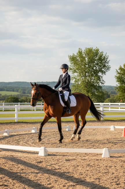 Image pour exercice dressage cheval débutant