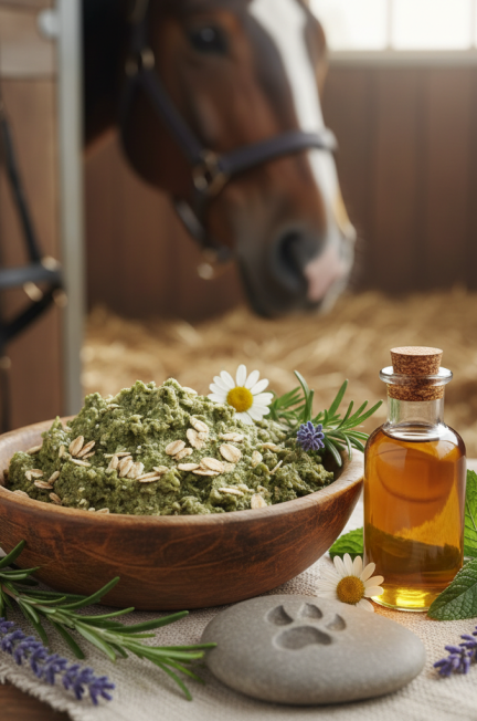 Image pour recette de soins naturels pour cheval