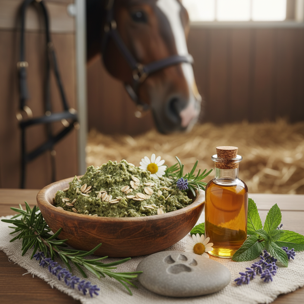 Image pour recette de soins naturels pour cheval