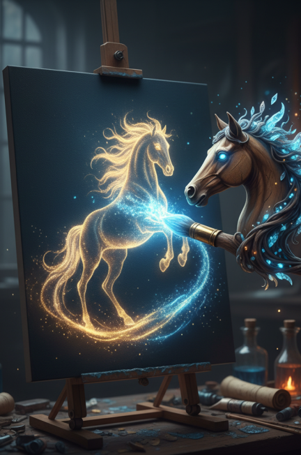 Image pour magic brush cheval