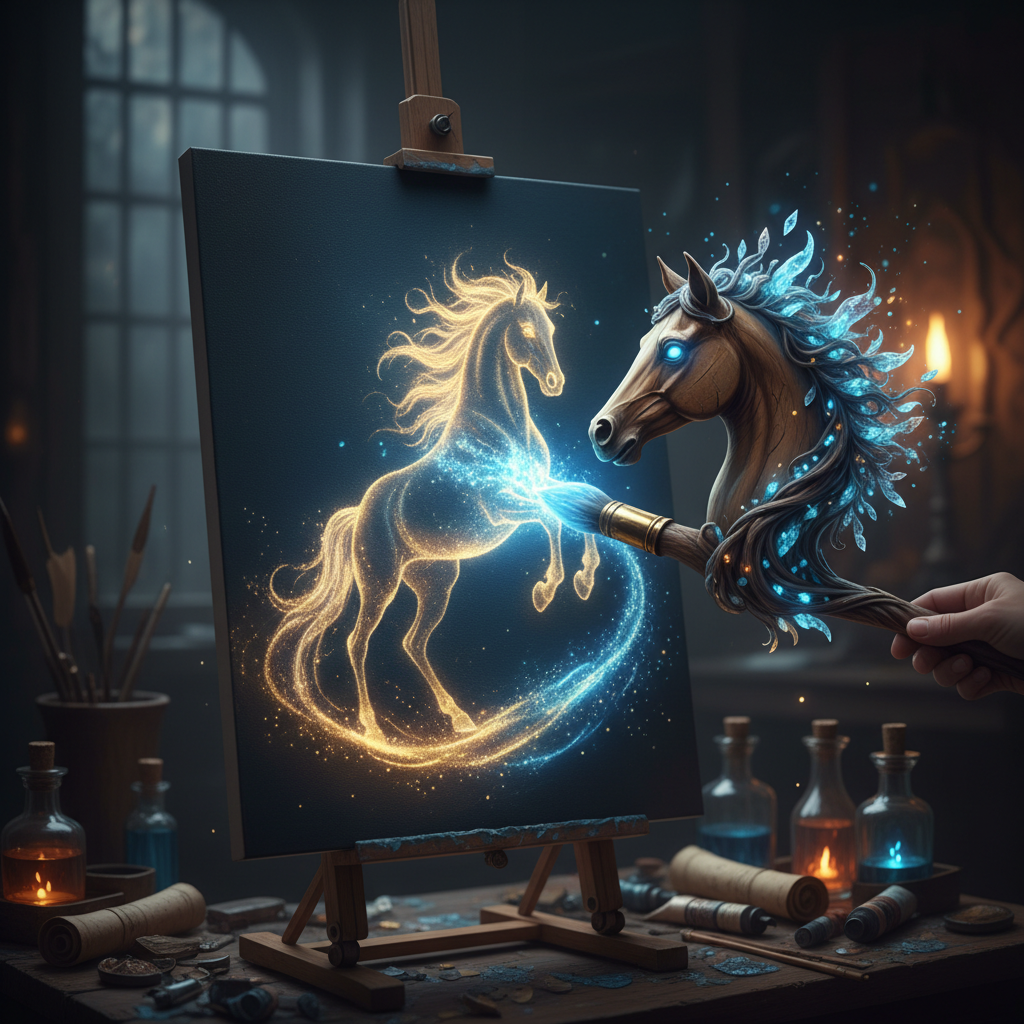 Image pour magic brush cheval