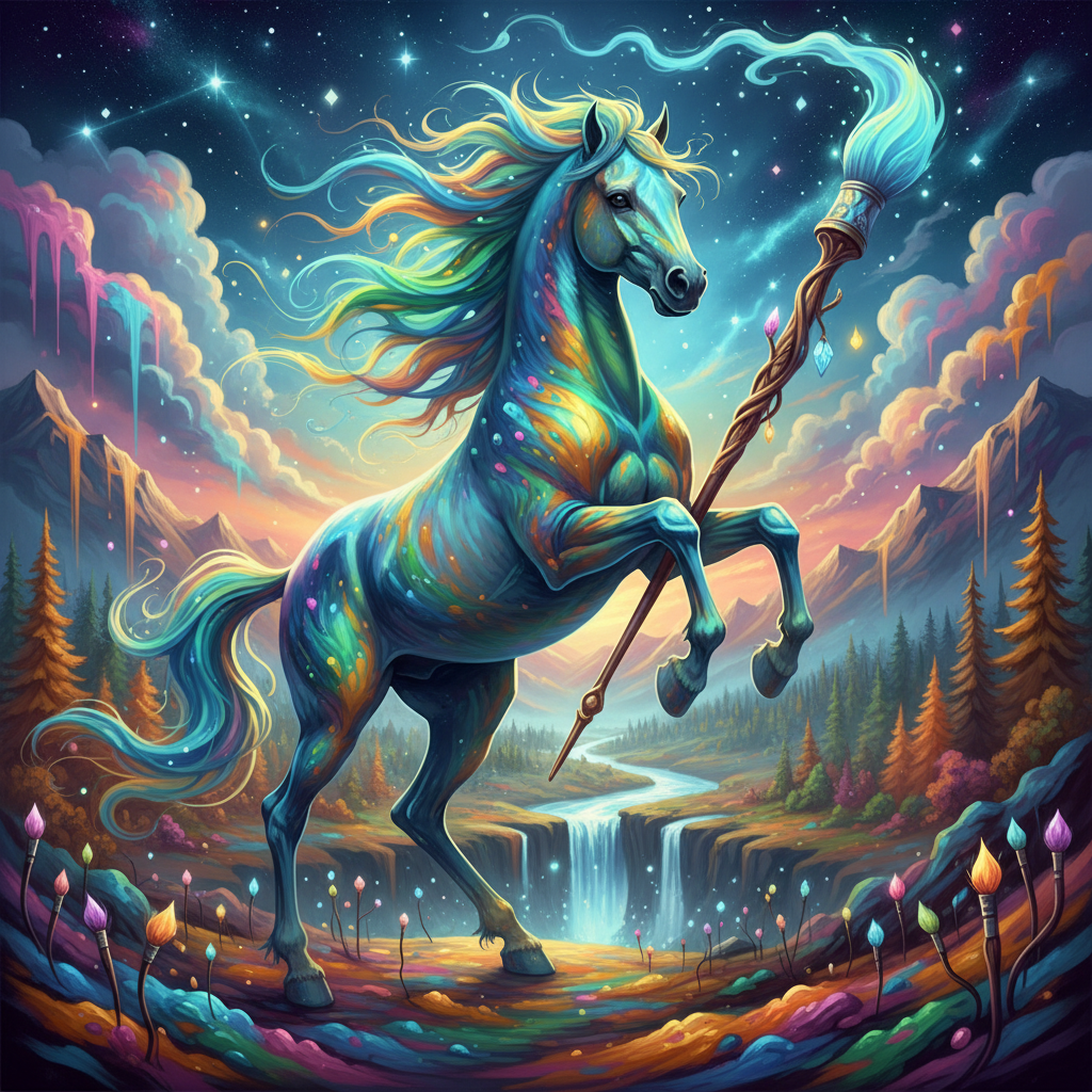 Image pour magic brush cheval