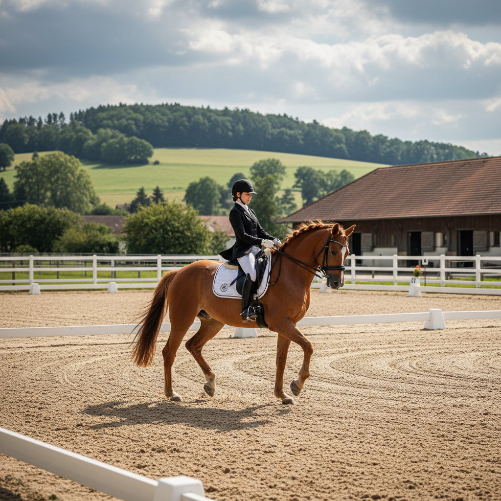 Image pour exercice de dressage cheval