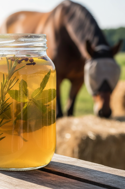 Image pour recette anti mouche cheval vinaigre de cidre