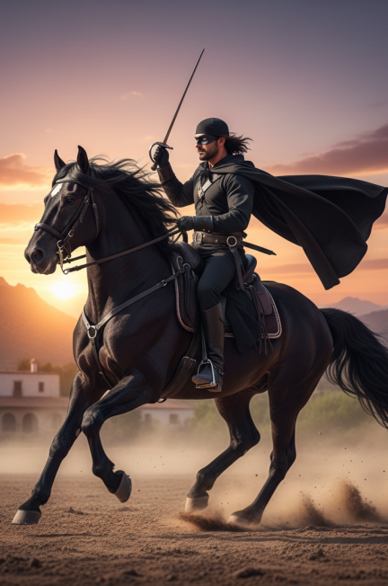 Zorro et son cheval : le duo légendaire qui a façonné le mythe du justicier masqué