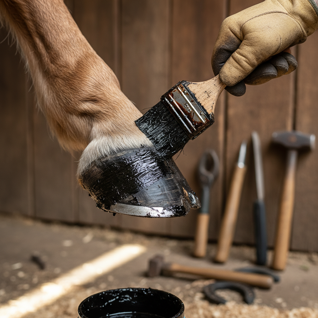 Image pour goudron sabot cheval