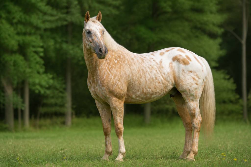 Appaloosa palomino : caractéristiques, robe et conseils d’achat