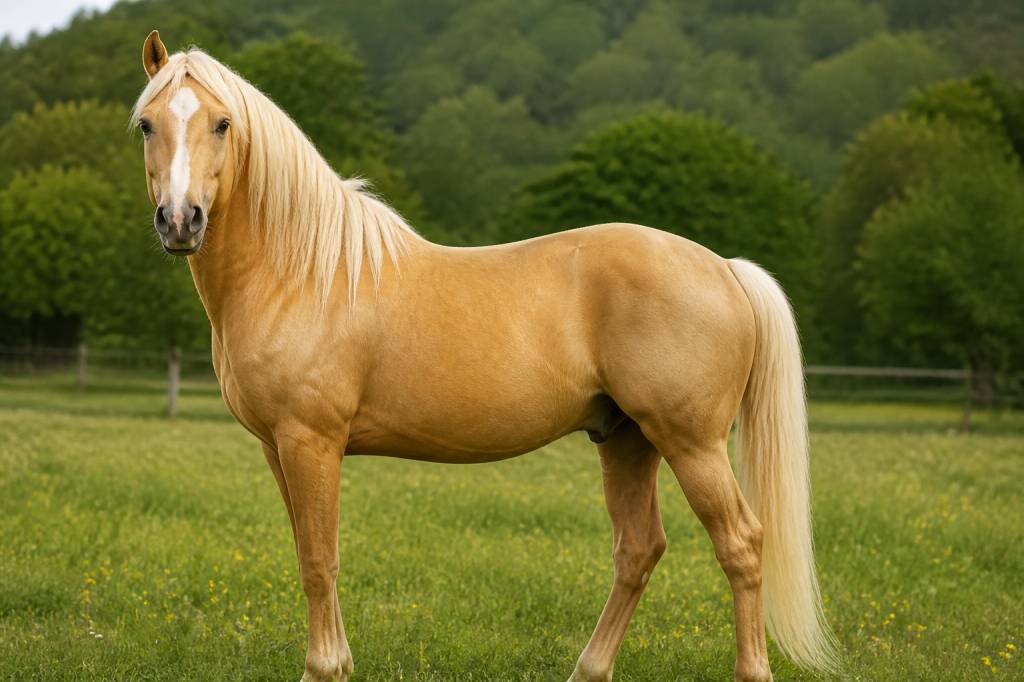Chevaux couleur or : quelles races possèdent une robe dorée ?