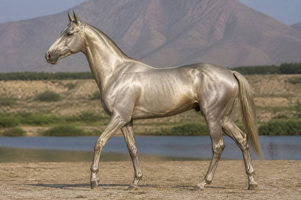 Akhal teke argent : caractéristiques, origine et prix