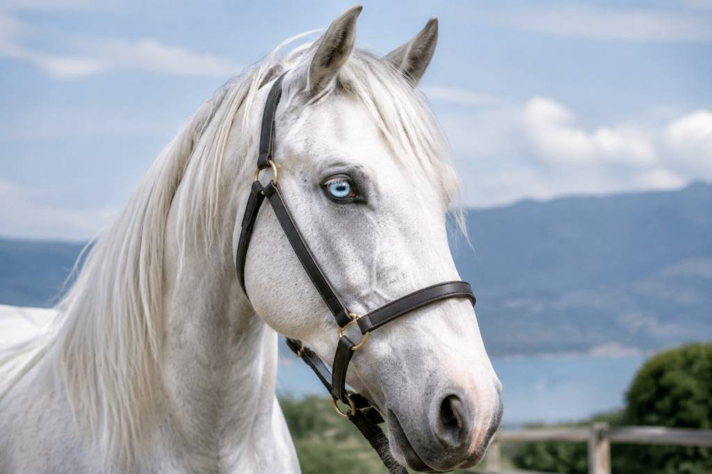 Chevaux yeux bleus : caractéristiques, races et conseils pour leur bien-être