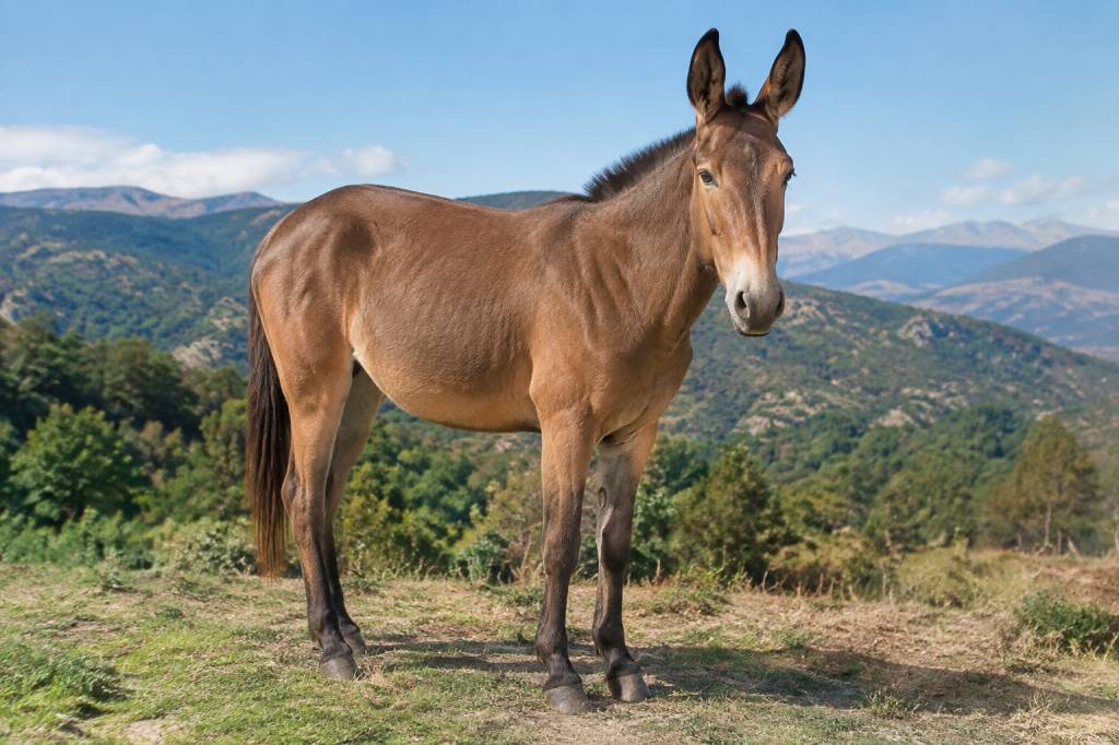 La mule animal hybride entre le cheval et l’âne : caractéristiques, origine et utilisation