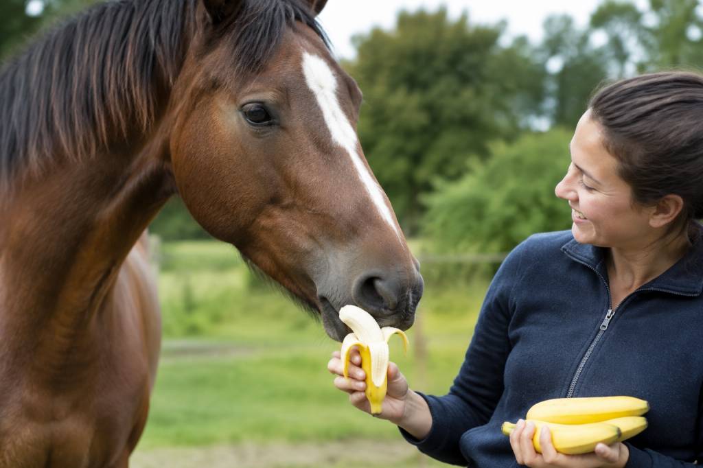 Banane pour chevaux : bienfaits, précautions et conseils pour la donner à votre cheval